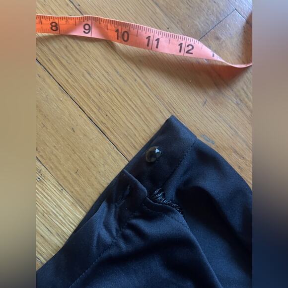 70s Vintage Deadstock NWT Fredricks of Hollywood Black Fringe Wrap Skirt - Picture 9 of 9